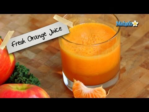 how to make orange juice