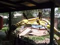 Koi Pond Digging with a Track Hoe B Part 2 Koi Pond Digging with a Track Hoe B Part 2
