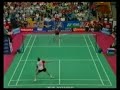 part 2 of 9. lin dan vs. peter gade in the thomas cup men's singles final 2004. in this part the match finally starts!