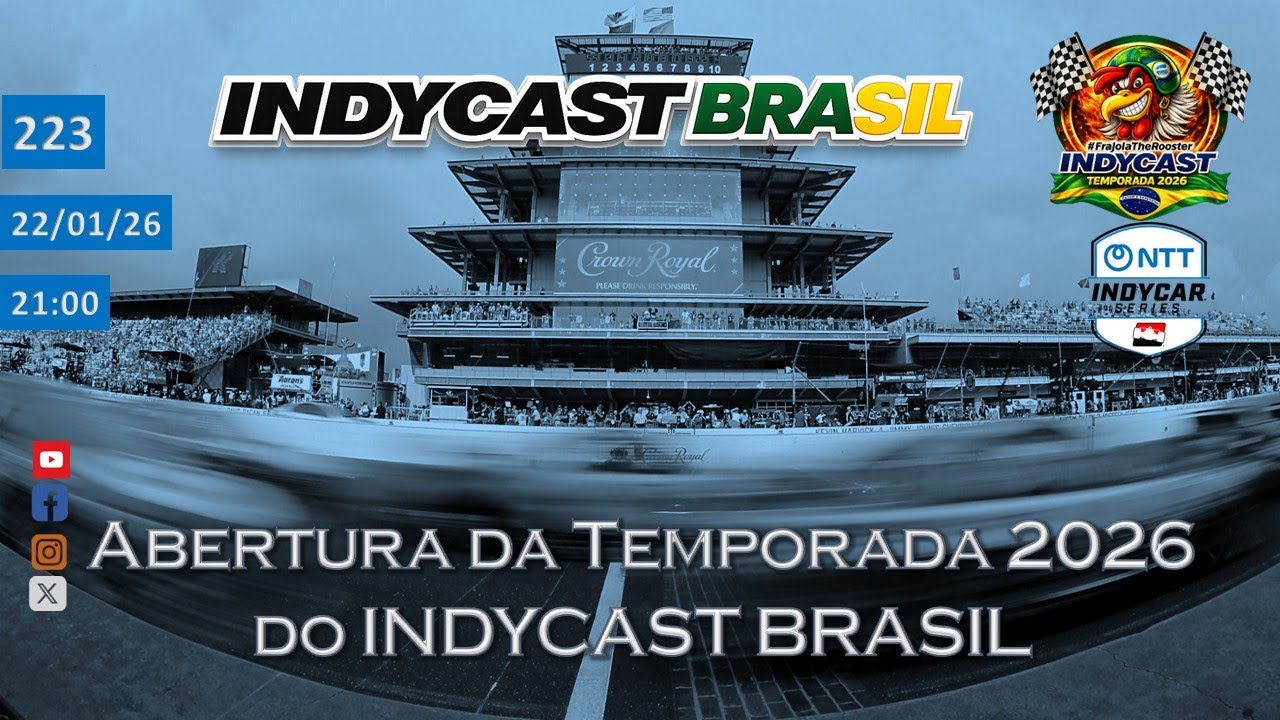 IndyCast Brasil #223 #Season6 #Temporada6 - Abertura da Temporada 6 do IndyCast Brasil
