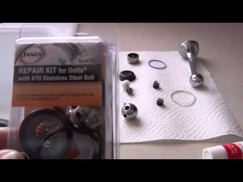 how to fix delta kitchen faucet leak