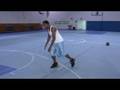 Improving Basketball Skills : Basketball Between-The-Legs Spin Move Into a Layup