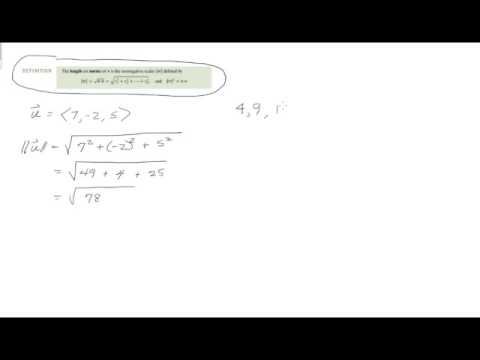 how to norm a vector