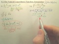 5.2a2 Natural Logarithmic Integration - Calculus