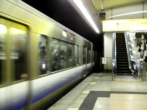 JR西日本 関空快速 紀州路快速 天王寺駅にミュージックホーンを鳴らしながら入線 4+4