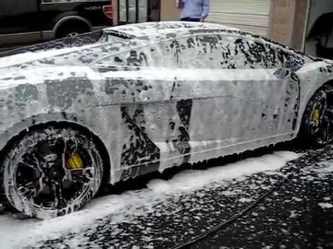 Matte Gray Lamborghini Gallardo LP560 (Car Wash)