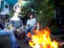BBQ bij Brendan warm vuurke