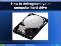 How to Defragment Your Computer Hard Drive (Windows XP)