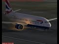Flight sim 737 makes an emergency landing after engine fire