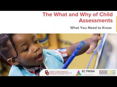 Webinar: Child Assessments: Telling Stories with Data