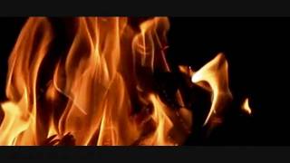 Fireplace slow motion flames Casio EX-F1 600fps V07204