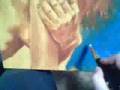 Laetitia Casta - Oil Painting - Part 1