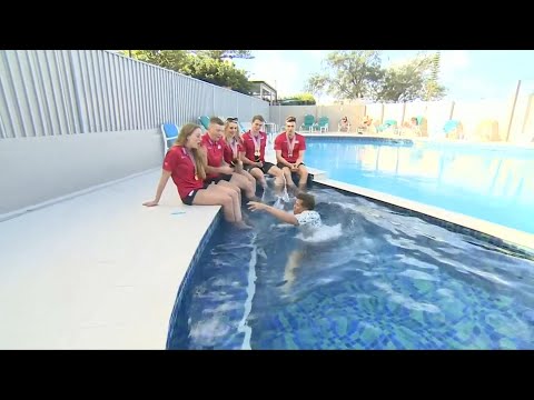 Vor laufender Kamera: BBC-Reporter rutscht in Swimmingpool