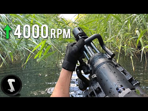 Swamp AMBUSH Mission - OVERPOWERED Airsoft M134 Minigun