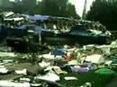 the plane crash set  from war of the worlds