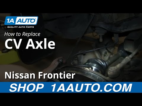 How To Install Replace Front Axle CV Joint 1998-04 Nissan Frontier and Xterra