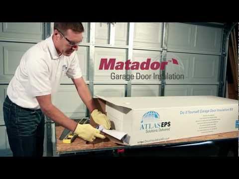 how to insulation garage door