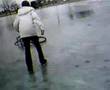 Jake`s fall through the ice