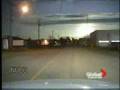 Meteor over Edmonton November 20 2008 - video from police car (global)