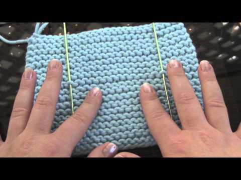 how to do gauge swatch