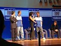 Presentazione Team Fiat Yamaha - scaramanzie di Rossi