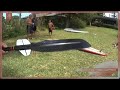 SUP in the waves