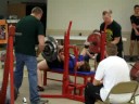 Kelli Lambert 225 lb bench press