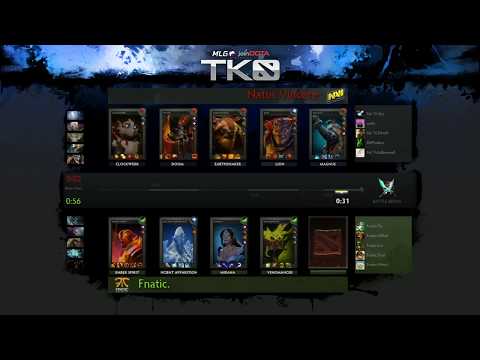 Fnatic vs Na'Vi Game 1 - MLG TKO Dota 2 - Capitalist & Clairvoyance