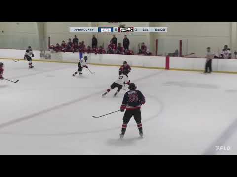 Jelle Noblesse nr6 black jersey 01-10-2023 USPHL Premier Springfield jr Pics vs Utica