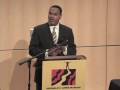 Dr. Freeman Hrabowski speaking at Baltimore Urban Debate League