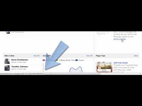 how to id facebook page