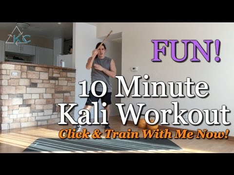 10 Minute Martial Arts Workout - Kali Center