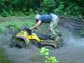 HONDA 450 MUDDIN 2007 - BEFORE GOING IN HOLE