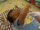 Ander raising arm (Two months old)
