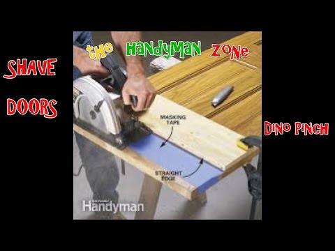 how to trim doors