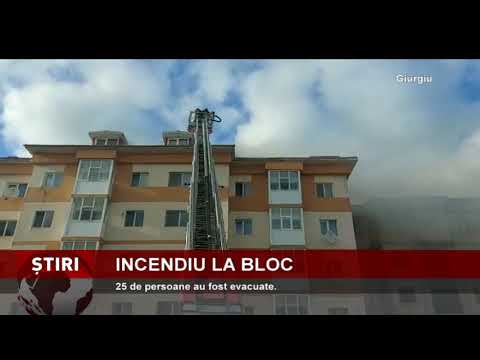 25 de persoane, evacuate în urma unui incendiu