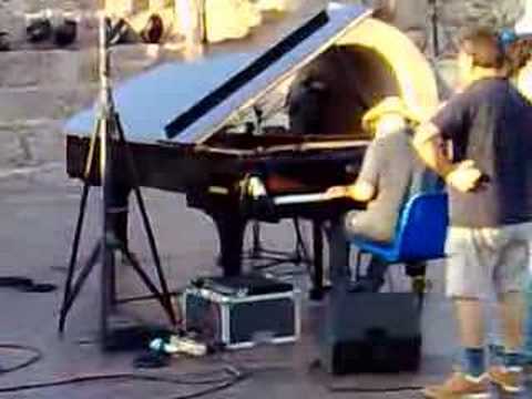Ludovico Einaudi prova a Nora - Sardegna