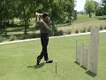 Golf Pro Hits Ball Through Wood At Over 200 MPH!!