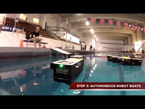 Robot Boats Rescue Mission