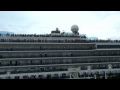 Diamond Princess leaving Vancouver (Princess Cruises)