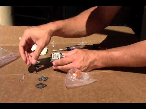 how to rebuild zama carburetor