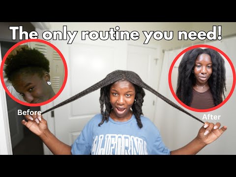 Do This If Your Hair Isn't Growing and I Guarantee it will| Updated Washday Routine for Growth