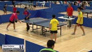 Singapore National Table Tennis League 2017 - 1st Leg - Sunsports Leisure vs New Century 4