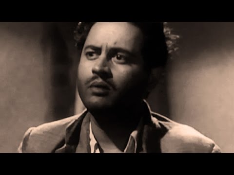 Mehmood throw aways Guru Dutt from house - Hindi Classic Movie Pyaasa, Emotional Scene 1/8