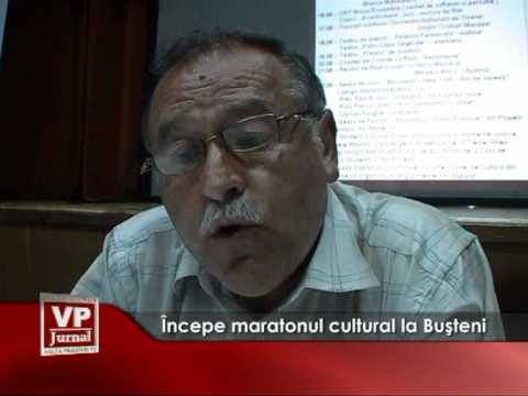 Începe maratonul cultural la Buşteni