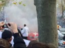 FEUER ! Gary Paffett�s Auto brennt !  Stars + Cars 2008