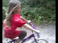 grace on her bike in croxteth park in liverpool 2007. she's probably the most beautiful little girl in the world