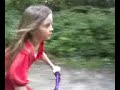 Grace on her bike in Croxteth Park Liverpool Grace on her bike in Croxteth Park Liverpool