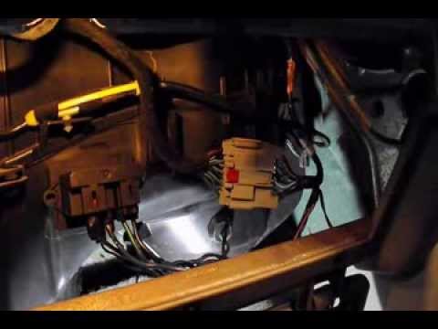 2002 Chrysler town & country blower motor resistor replacement