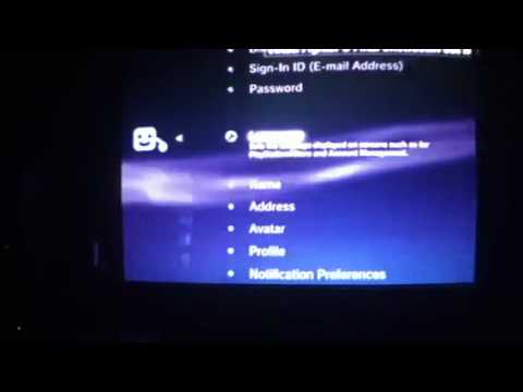 how to change playstation network password